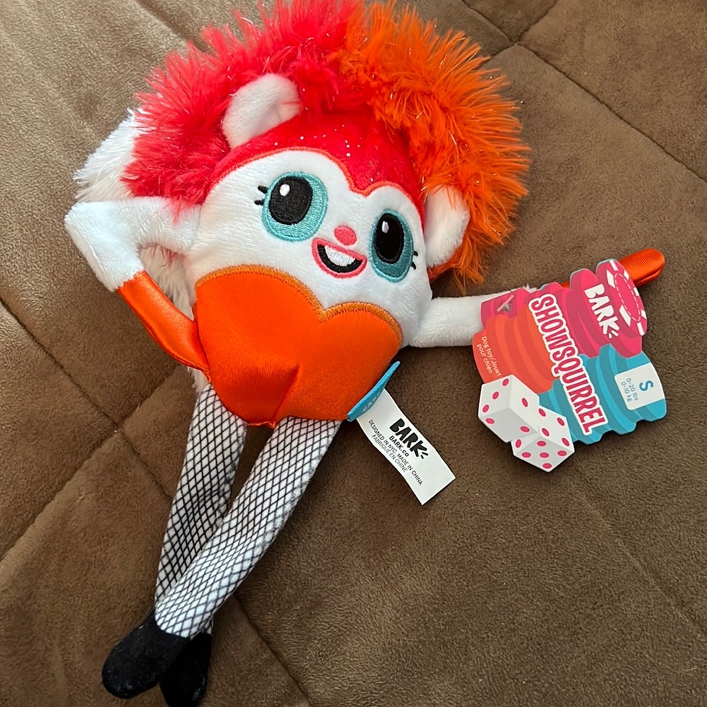 BarkBox Showsquirrel Las Vegas themed dog toy Size S